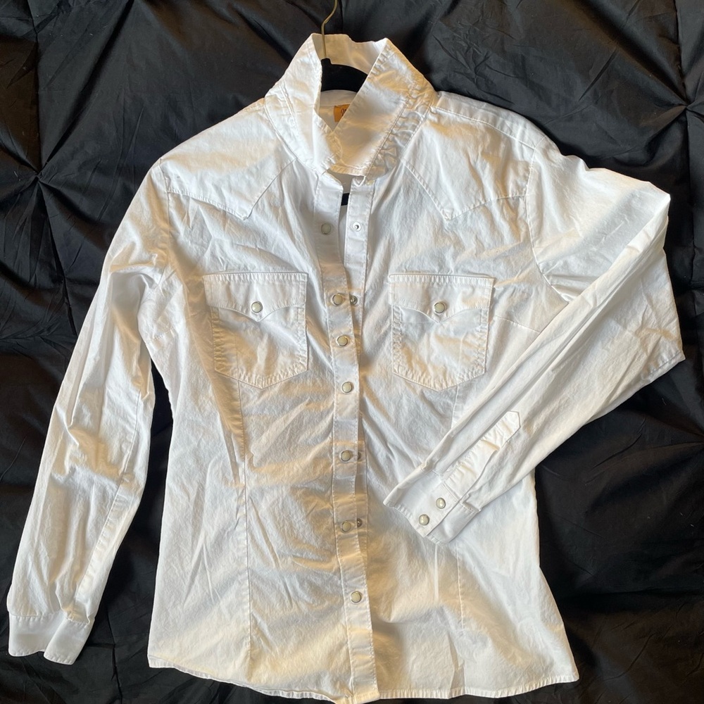 White Button-Up Shirt
